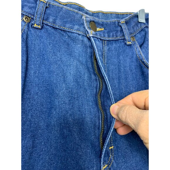 VTG 80s Cheryl Tiegs Mom 100% Cotton HR Tapered Jeans Size 28 Dark RAA10427 - Picture 3 of 7